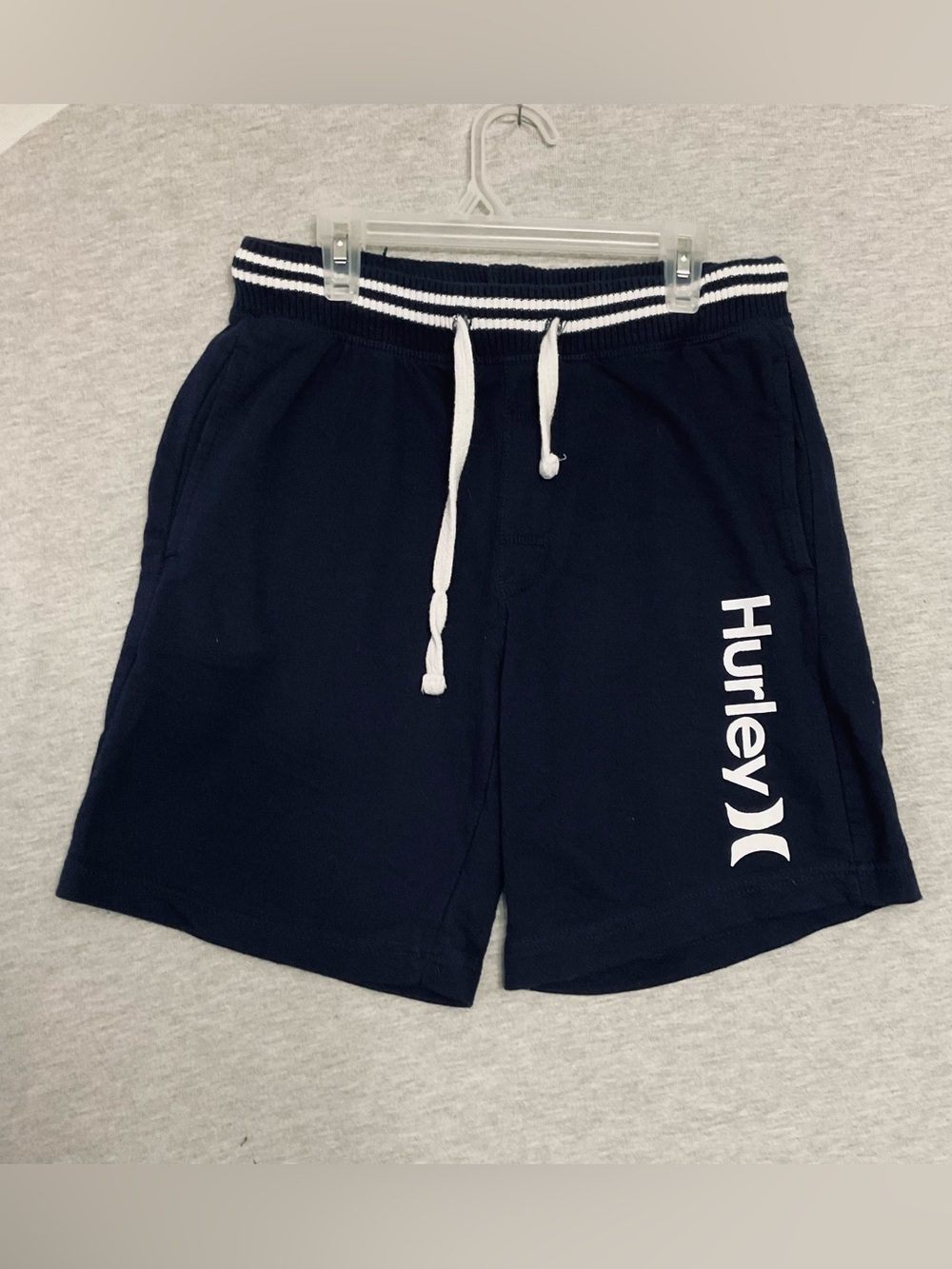 Hurley Youth Navy Logo Drawstring Shorts